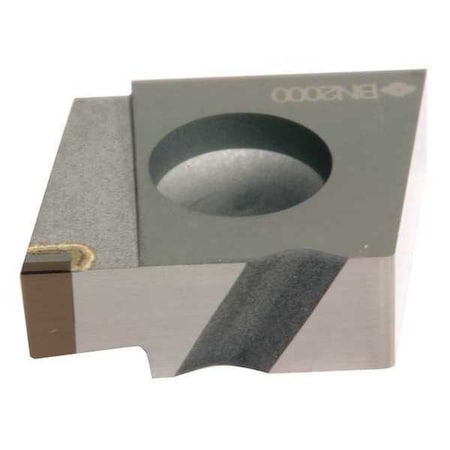 Parting And Grooving Insert, Diamond, 5/8 In, CGA, 0.0078 In, CBN