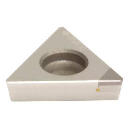 Triangle Turning Insert, Triangle, 3/4 In, TPGD, 0.0079 In, CBN
