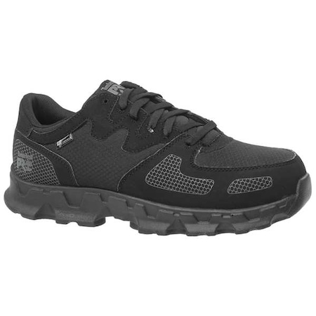 Size 15 Men's Athletic Shoe Alloy Work Shoe, Black