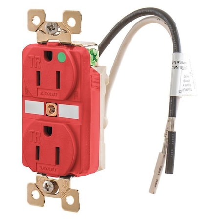 15A Duplex Receptacle 125VAC 5-15R RD