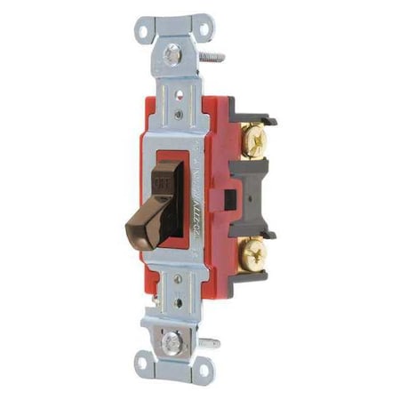 Wall Switch,20A,Ivory,2-Pole Type,Toggle