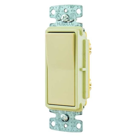 Wall Switch,15A,1-Pole Type,1 To 2 HP