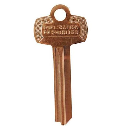 Key Blank,TA Keyway,Standard,7 Pins