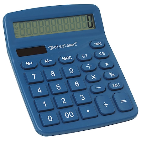 Detectable Calculator,Portable,LCD,8 Digits,4-1/3L