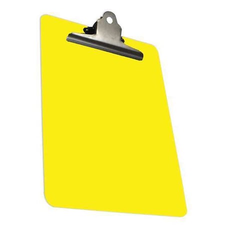 9 X 12-1/2 Detectable Clipboard HD SS Clip, Yellow