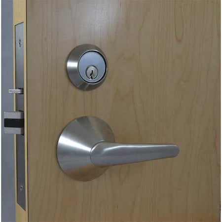 Door Lever Lockset,Mortise,Mechanical