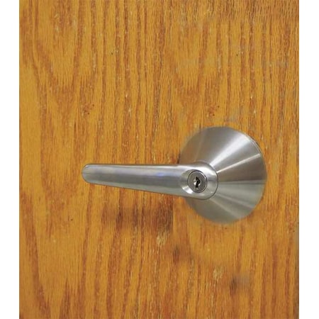 Door Lever Lockset,Cylindrical,Mech