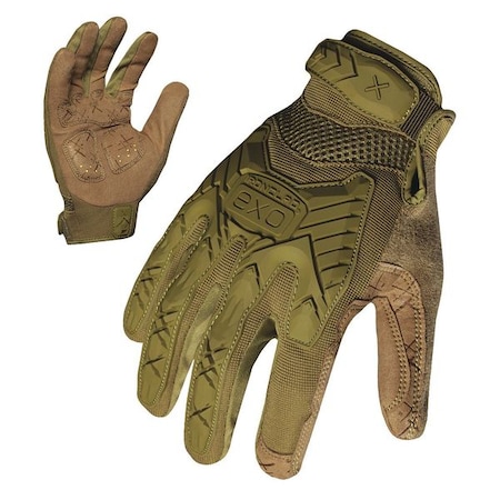 Tactical Glove,Size XL,Green,PR