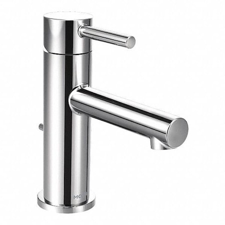 Lever Handle Single Hole Mount, 3 Hole Straight Spout Bathroom Faucet, Chrome