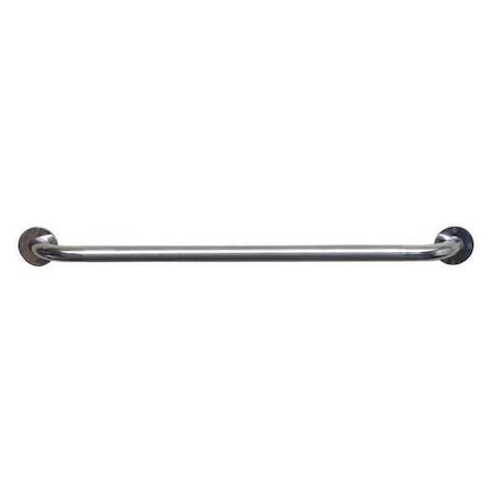 32 L, Knurled, Steel, Grab Bar, Chrome Plated