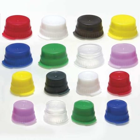 Snap Cap,Gray,Polyethylene,PK1000