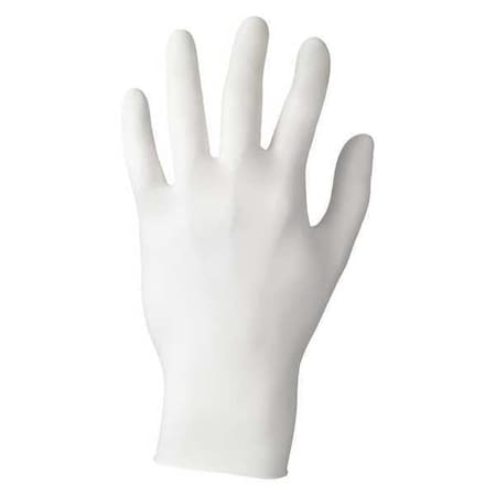 9-1/2 Chemical Resistant Gloves, Nitrile, 10, 100PK