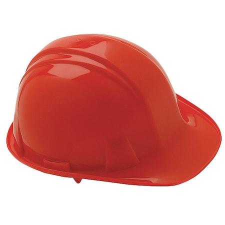 Front Brim Hard Hat, Type 1, Class E, Pinlock (4-Point), Red