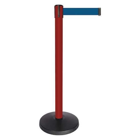 Barrier Post,Red Post,Dark Blue Belt