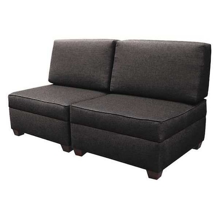 60 X 30 Sofa With Storage, Flint Grey