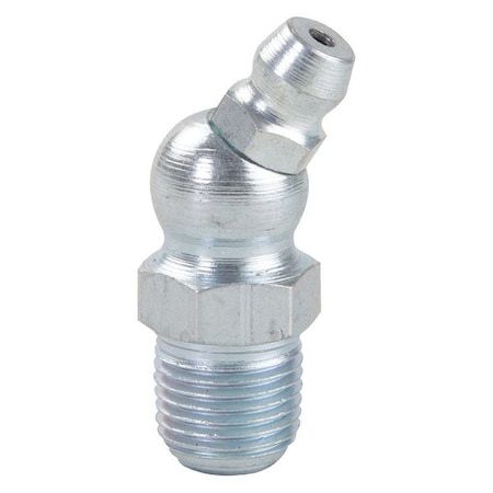 Grease Fitting,30 Deg.,Stl,1-7/32L,PK10