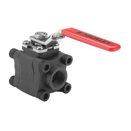 1 FNPT Carbon Steel Ball Valve Inline