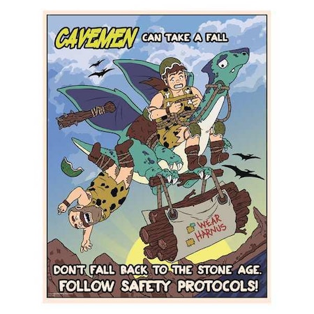 Safety Poster,16 H,12 W