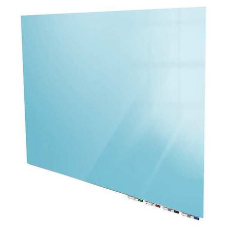 24x36 Magnetic Glass Dry Erase Board, Blue