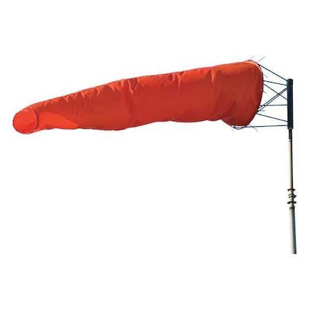 Replacement Windsock,Red/Orange,96 L
