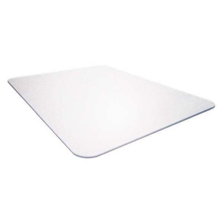 Chair Mat 47x35, Rectangular Shape, Clear, For Hard Floor