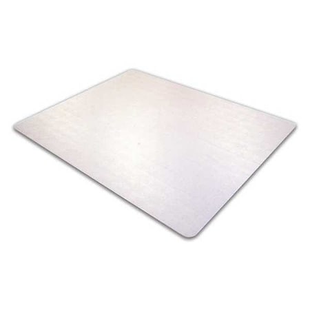 Chair Mat 36x48, Traditional Lip Shape, Clear, For Carpet