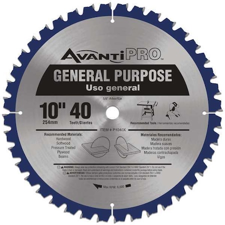 10,40-Teeth Circular Saw Blade