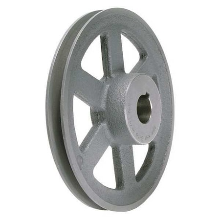 1 Fixed Bore 1 Groove Standard V-Belt Pulley 5.95 OD