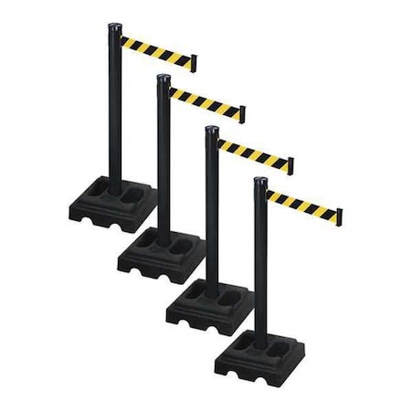 Barrier Systems,Post Black,10 Ft. Belt