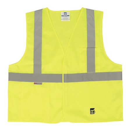 Safety Vest,Solid,Green,2XL/3XL,PK25