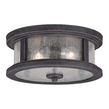 Cumberland 13in Outdoor Flush Mount Iron