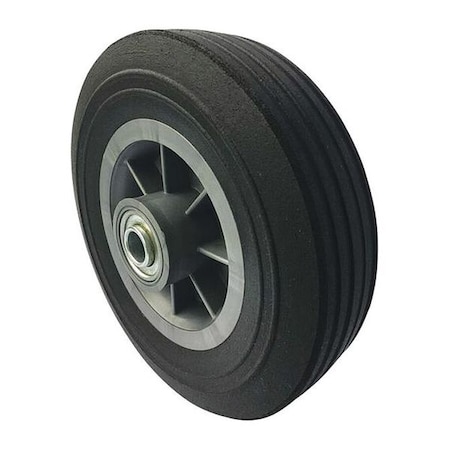 Solid Wheel,Ribbed,450 Lb. Load Rating