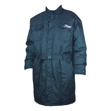 Insulated Coat Long,-50F,Navy,3XL