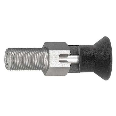 Indexing Plunger D1= M20X1,5, D=12, Style C, Lockout Type Wo Locknut, Stainless Steel Not Hardened