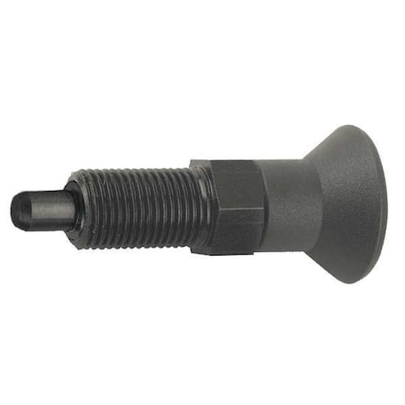 Indexing Plunger, Size: 1, D1= M10X1, D=5, Style A, Non-Lockout WO Locknut, Pin Hardened