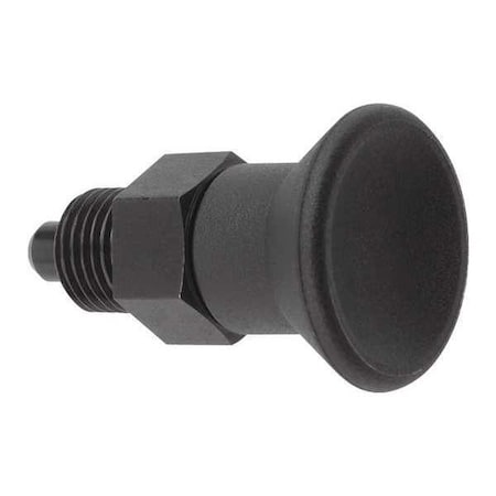 Indexing Plunger, Short, Size: 4, D1= 3/4-10, D=10, Style A, Non-Lockout WO Locknut, Pin Hardened