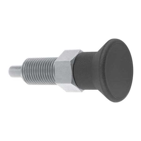 Indexing Plunger, Size: 5, D1= M24X2, D=16, Style A, Non-Lockout WO Locknut, SS, Pin Hardened