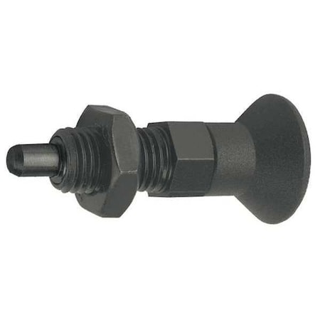 Indexing Plunger, Size: 4, D1= M20X1.5, D=10, Style B, Non-Lockout W. Locknut, Pin Hardened