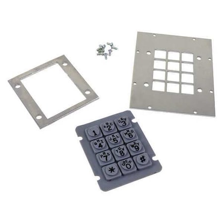 Keypad Seal Door Kit,Gray,Plastic