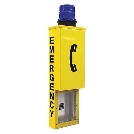 Emergency Phone Tower,Yellow,Wall Mount
