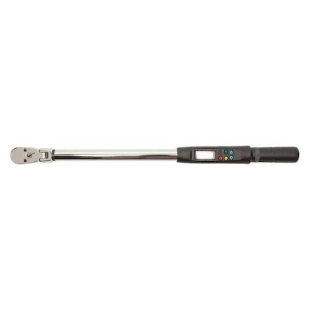 1/2 Drive Electronic Flex Head Torque Wrench 12.5-250 Ft-lbs