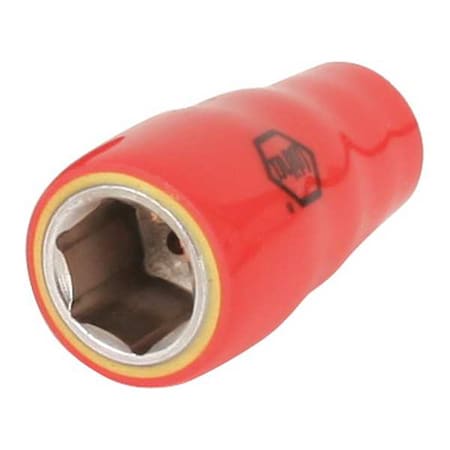 1/4 In Drive Insulated Socket 11 Mm, Hex, Metric