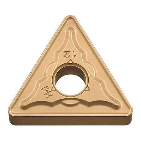 Triangle Turning Insert, Triangle, 3/8 In, TNMG, 0.0312 In, Carbide