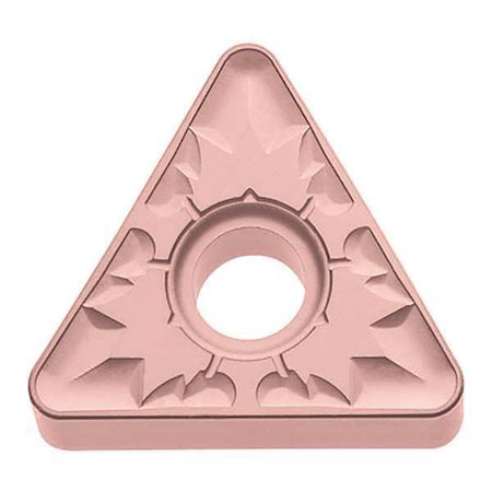 Triangle Turning Insert, Triangle, 3/8 In, TNMG, 0.0468 In, Carbide