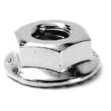 Serrated Lock Nut, #6-32, 316 Stainless Steel, Not Graded, NL-19, 11/64 In Ht, 25 PK