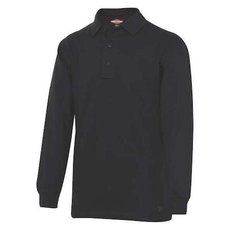 Mens Tactical Polo,Size 3XL,Black