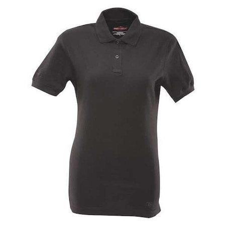 Womens Polo,Size 3XL,Black