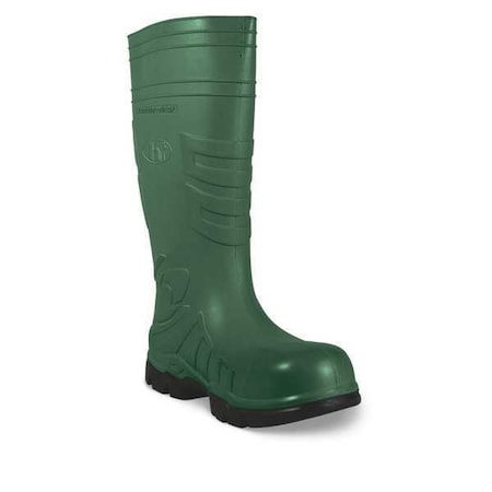 Size 9 Men's Composite Rubber Boot, Green