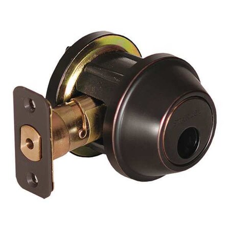 Deadbolt Less Cylinder,Grade 2,Steel