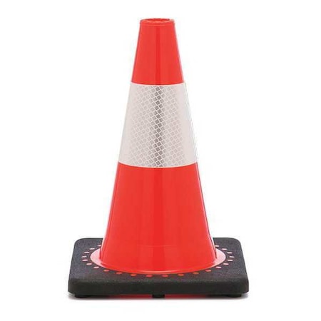 Traffic Cone,1.5 Lb.,Orange Cone Color